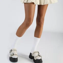 Cheap BUFFALO Aspha Loop Sandales A Plateforme Veganes Creme