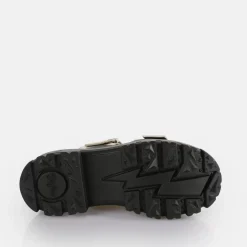 Cheap BUFFALO Aspha Loop Sandales A Plateforme Veganes Creme