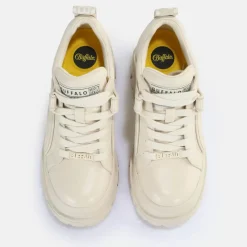 Shop BUFFALO Aspha Nc Lace Lo Chaussures Basses Vegan Creme