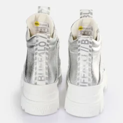 Cheap BUFFALO Aspha Nc Mid Bottines Veganese Argent