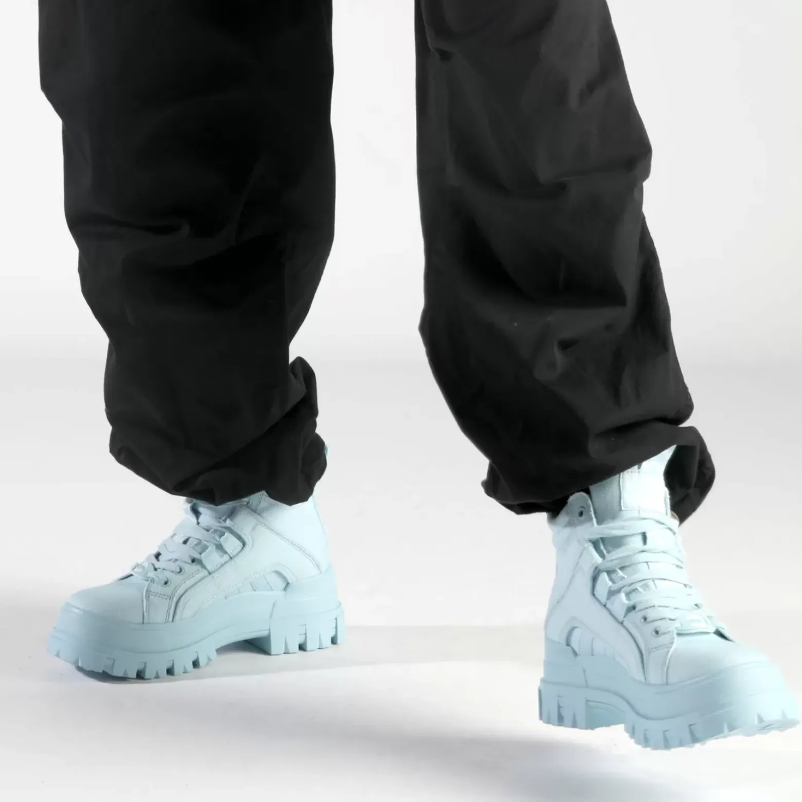 Best BUFFALO Aspha Nc Mid Bottines Veganes Clair Bleu