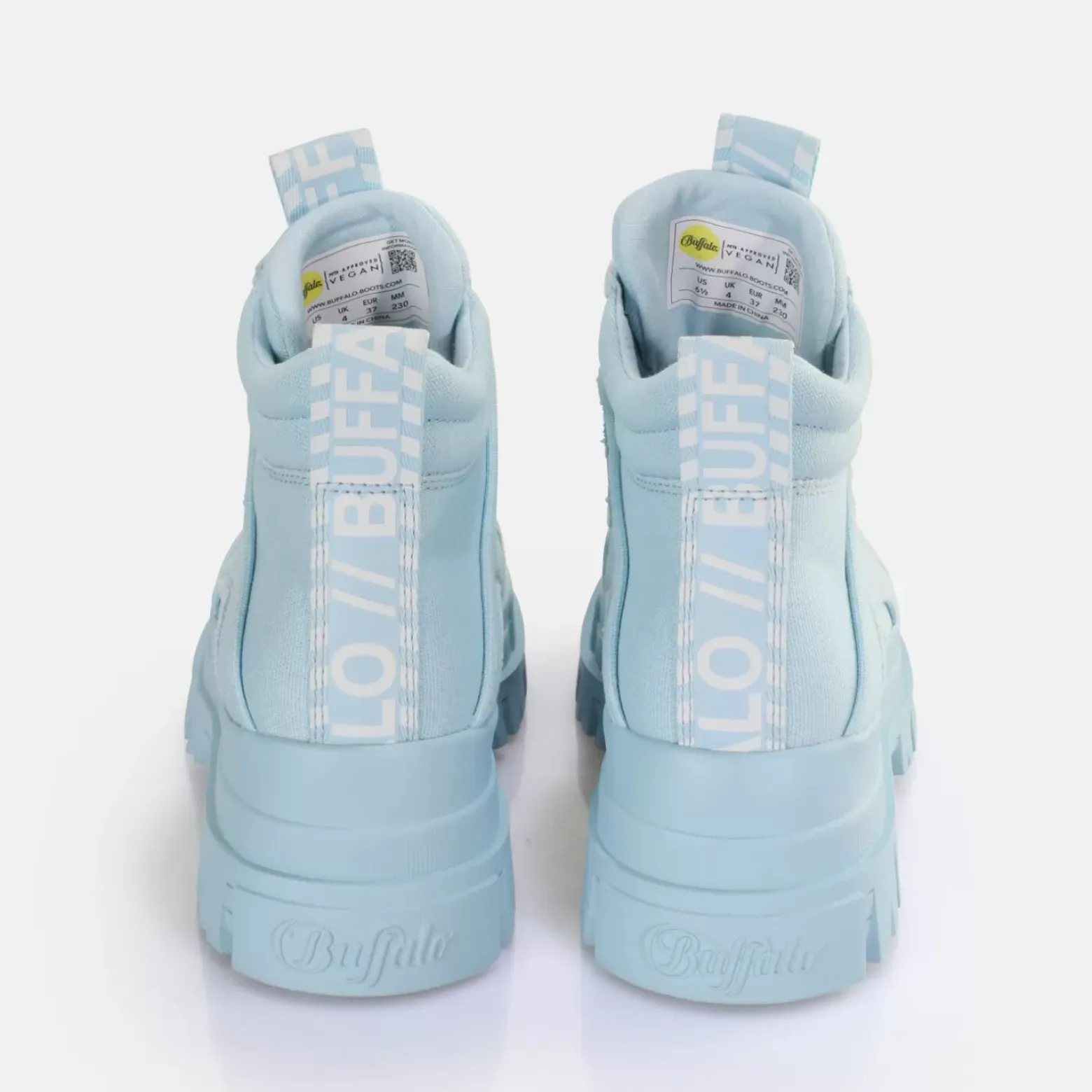 Best BUFFALO Aspha Nc Mid Bottines Veganes Clair Bleu