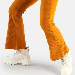 Shop BUFFALO Aspha Nc Mid Laceup Bottines Vegan Offwhite Blanc Casse