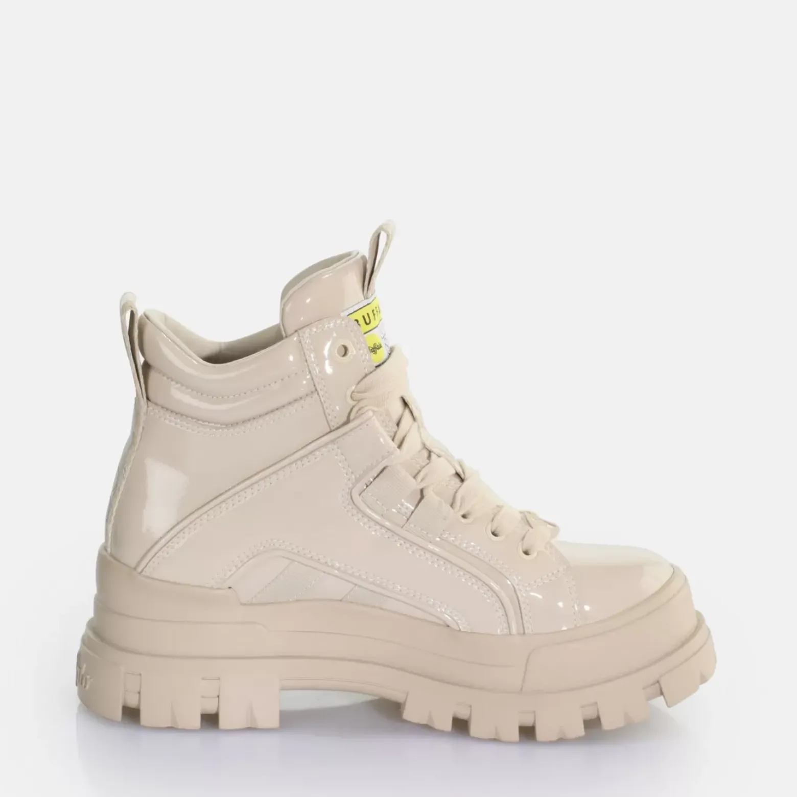 Discount BUFFALO Aspha Nc Mid Laceup Bottines Vegan Creme