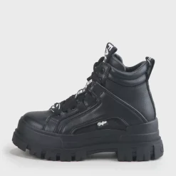 Outlet BUFFALO Aspha Nc Mid Men Bottines Veganes Noir