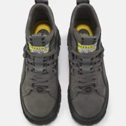 New BUFFALO Aspha Nc Mid Men Bottines Cheville Veganes Gris