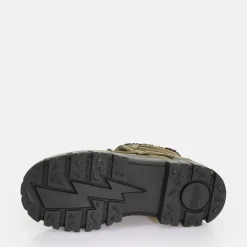 Best Sale BUFFALO Aspha Nc Mid Warm Bottes A Talon Vegan Kaki Beige