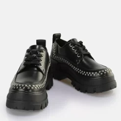 Best Sale BUFFALO Aspha Pin Lo Chaussures Basses Vegan Noir