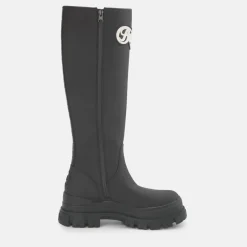 New BUFFALO Aspha Rain Hi Men Bottes En Caoutchouc Veganes Noir