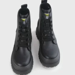 Discount BUFFALO Aspha Rld Bottes Vegan Noir