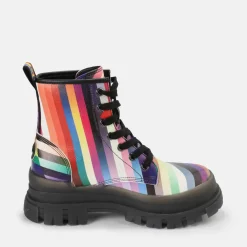 Clearance BUFFALO Aspha Rld Bottine Hauteur Cheville Vegane/Arc-En-Ciel Noir