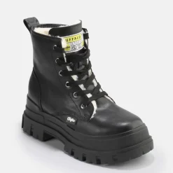Clearance BUFFALO Aspha Rld Bottines Cheville Veganes Noir