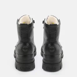 Clearance BUFFALO Aspha Rld Bottines Cheville Veganes Noir