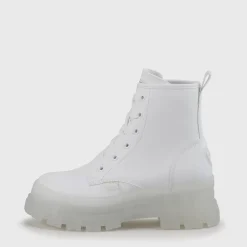 Cheap BUFFALO Aspha Rld Bottines Veganes Blanc