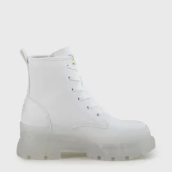 Cheap BUFFALO Aspha Rld Bottines Veganes Blanc