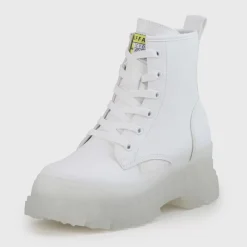Cheap BUFFALO Aspha Rld Bottines Veganes Blanc