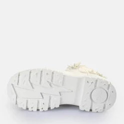 Sale BUFFALO Aspha Rld Butterflies Bottines Veganes Blanc