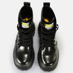 Discount BUFFALO Aspha Rld Buttons Bottines Veganes Noir