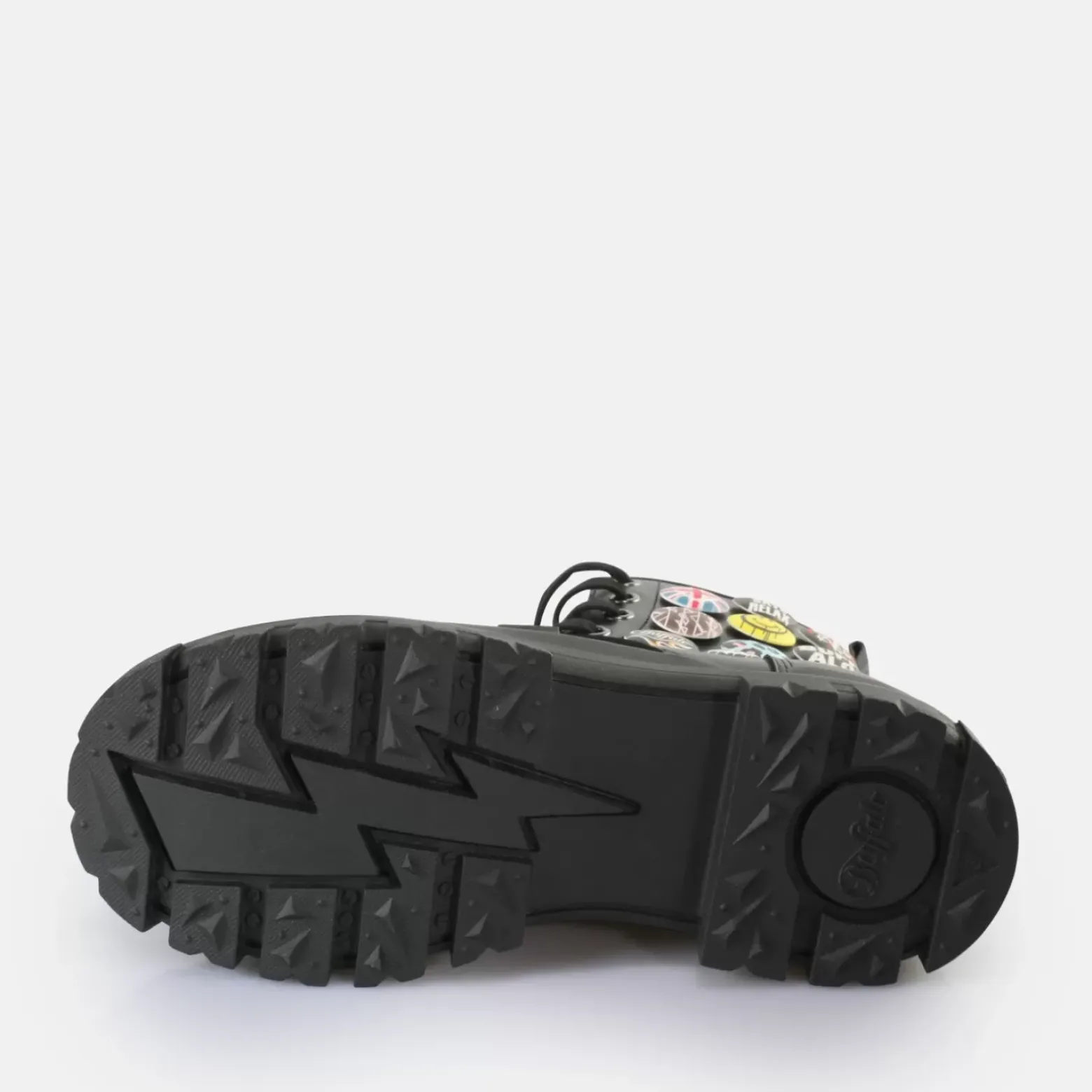 Discount BUFFALO Aspha Rld Buttons Bottines Veganes Noir