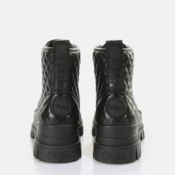 Flash Sale BUFFALO Aspha Rld Laceup Mid Bottines Vegan Noir