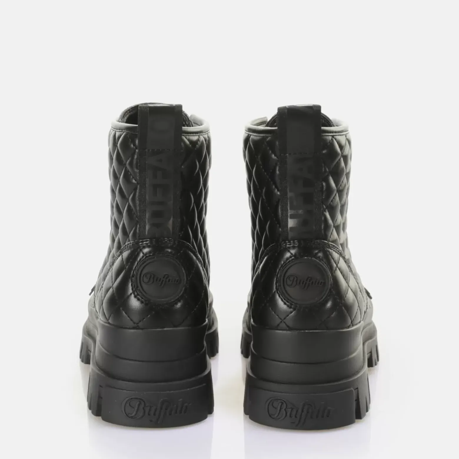 Flash Sale BUFFALO Aspha Rld Laceup Mid Bottines Vegan Noir