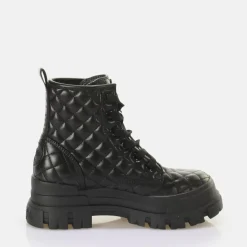 Flash Sale BUFFALO Aspha Rld Laceup Mid Bottines Vegan Noir