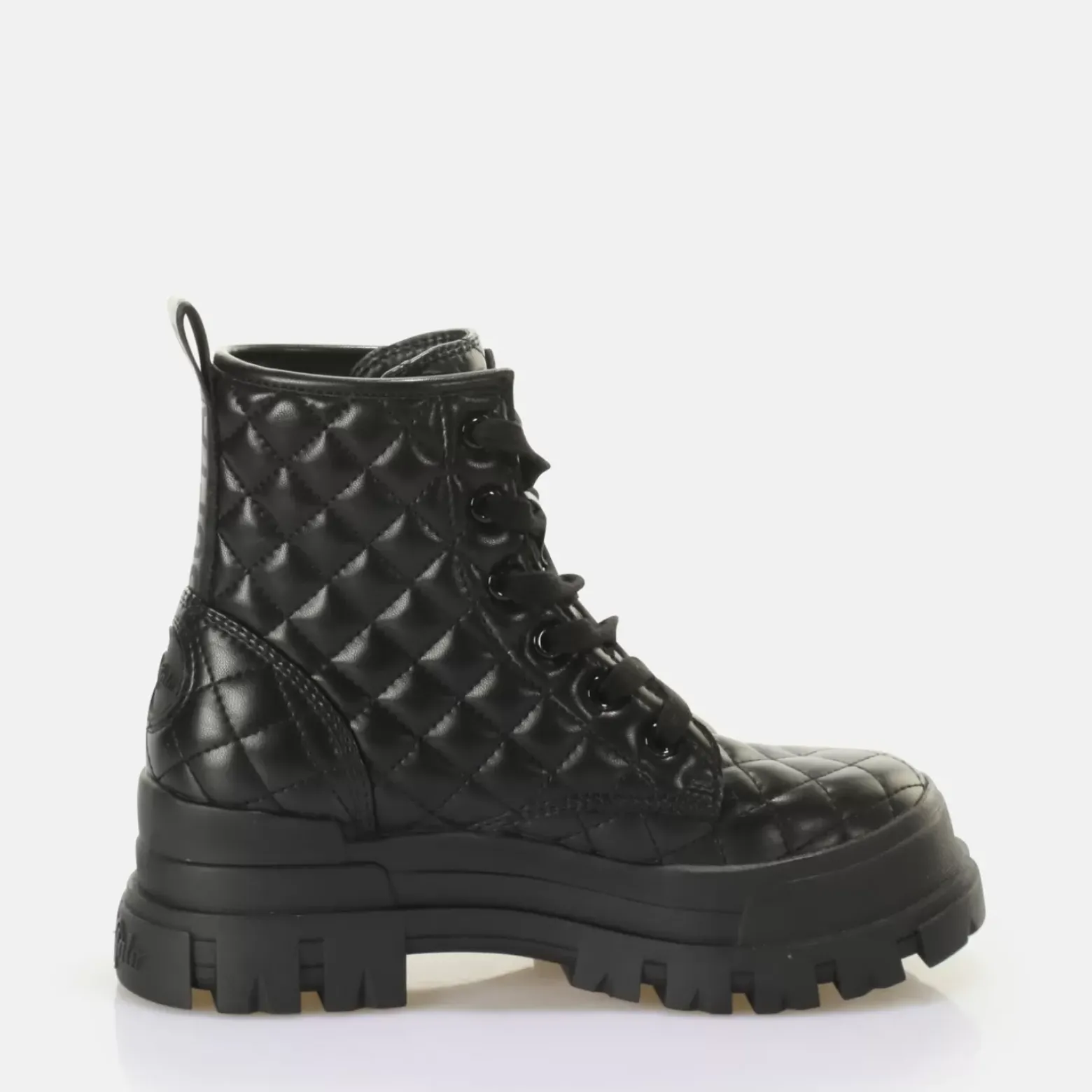 Flash Sale BUFFALO Aspha Rld Laceup Mid Bottines Vegan Noir