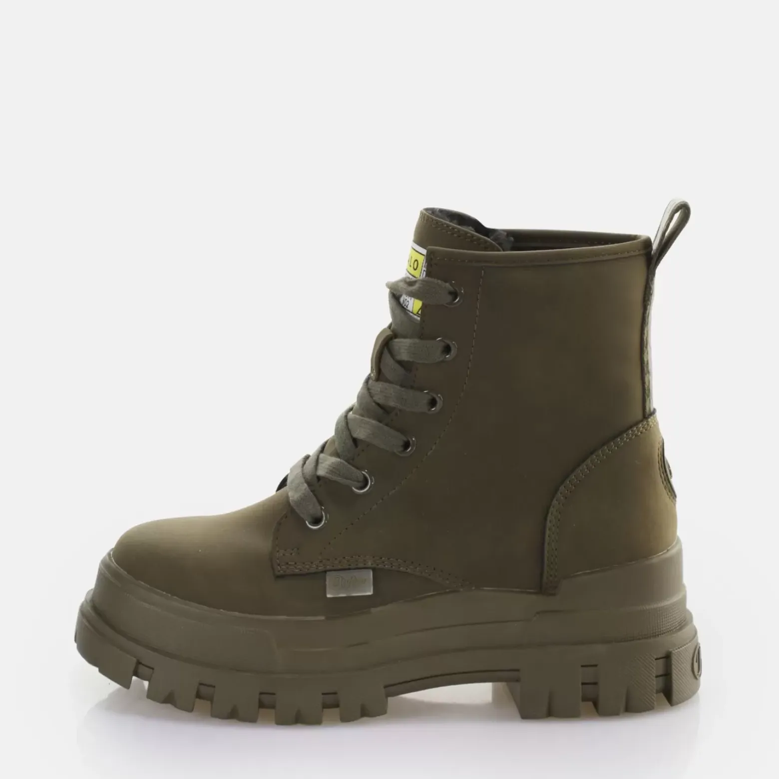 Outlet BUFFALO Aspha Rld Warm Boot Vegan Olive