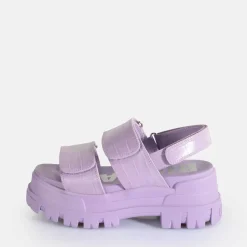 Cheap BUFFALO Aspha Snd Sandales A Plateforme Veganes Lavande