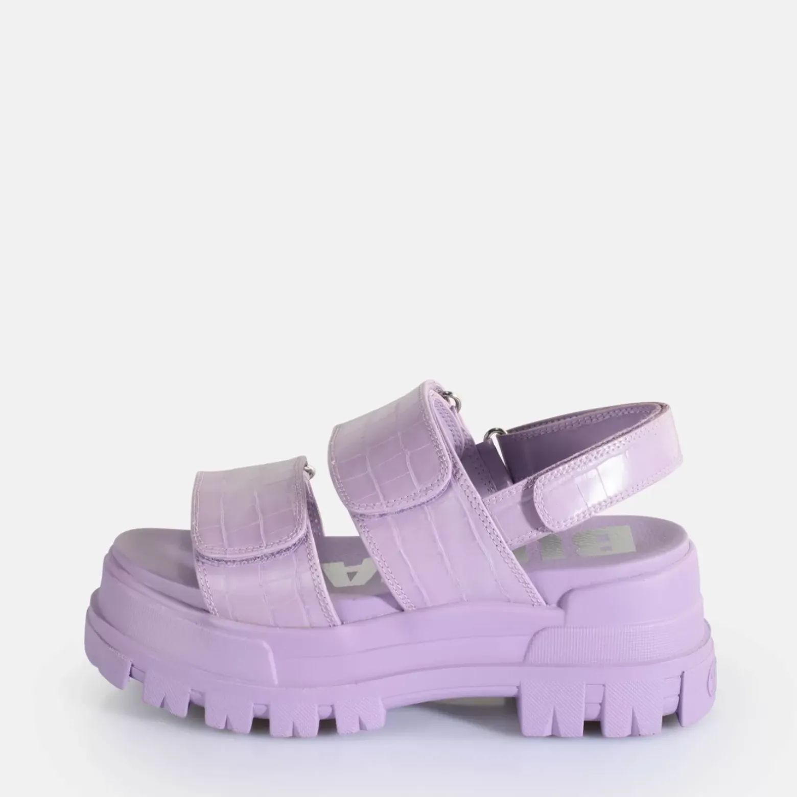 Cheap BUFFALO Aspha Snd Sandales A Plateforme Veganes Lavande
