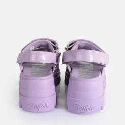 Cheap BUFFALO Aspha Snd Sandales A Plateforme Veganes Lavande