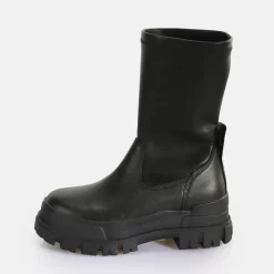 New BUFFALO Aspha Sockboot Mid Bottines Noir