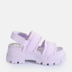 Shop BUFFALO Aspha Str Sandales A Plateforme Veganes Lavande