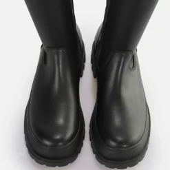 Shop BUFFALO Aspha Stretch Overknee Bottines Vegan Noir