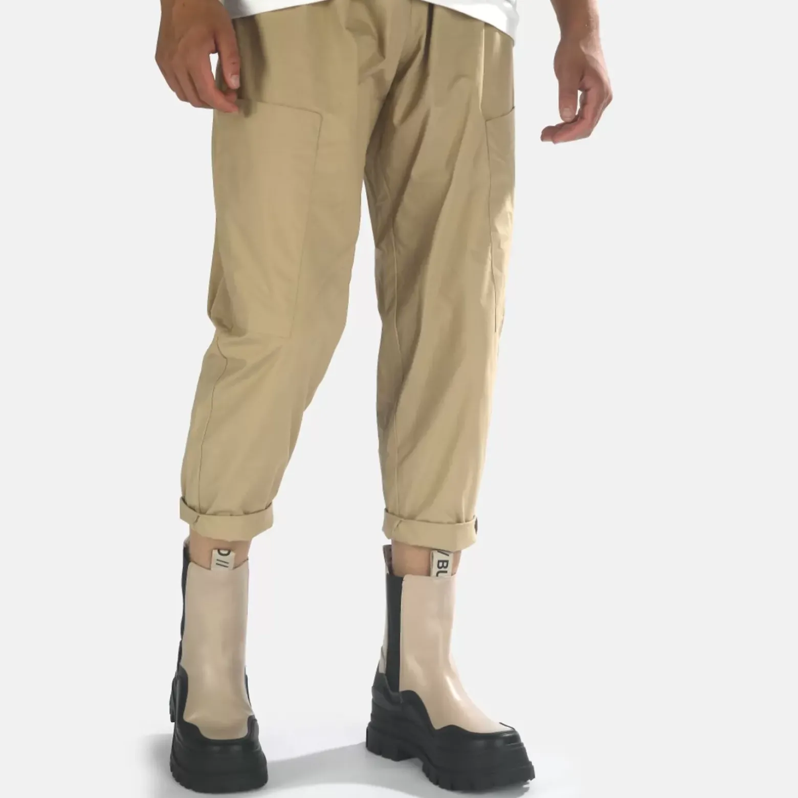 Cheap BUFFALO Aspha Wave Men Bottines Veganes Couleur Creme