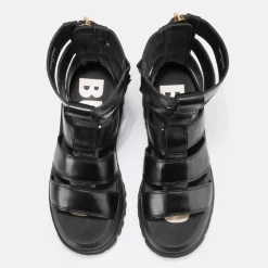 Best BUFFALO Aspha Zeus Sandales A Plateforme Veganes Noir