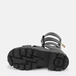 Best BUFFALO Aspha Zeus Sandales A Plateforme Veganes Noir