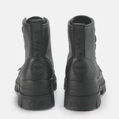 Fashion BUFFALO Aspha Zip Bottines Hautes Veganes Noir
