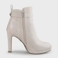 Outlet BUFFALO Audrina Bottines Veganes Couleur Chair Nude