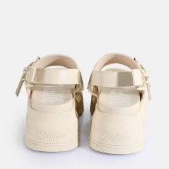 Hot BUFFALO Ava Sandal Sandales A Plateforme Veganes Creme