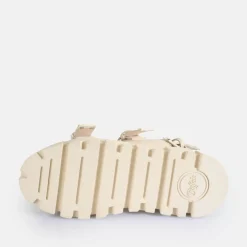 Hot BUFFALO Ava Sandal Sandales A Plateforme Veganes Creme