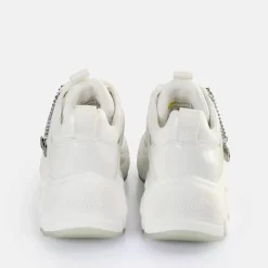 Cheap BUFFALO Binary Baskets Basses Veganes Blanc Casse