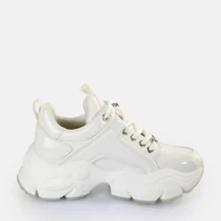 Cheap BUFFALO Binary Baskets Basses Veganes Blanc Casse