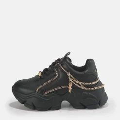 Best BUFFALO Binary Chain Sneaker Low Vegan Noir Or