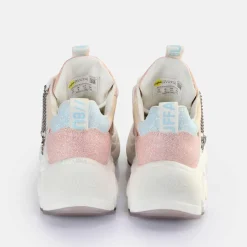 Flash Sale BUFFALO Binary Glam Baskets Basses Veganes Peche Multicolore Pfirsich