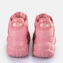 New BUFFALO Blader One Baskets Basses Veganes Rose Vif