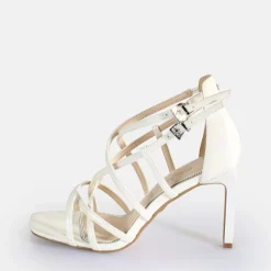 Online BUFFALO Blair Cage Sandales A Talon Veganes Blanc