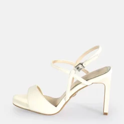 Discount BUFFALO Blair Finess Sandales A Talon Veganes Blanc