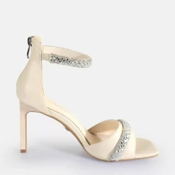 Discount BUFFALO Blair Spark Sandales A Talon Veganes Creme