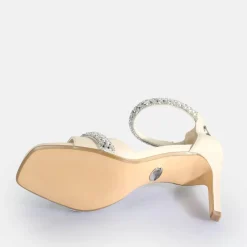 Discount BUFFALO Blair Spark Sandales A Talon Veganes Creme